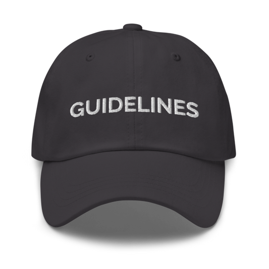 Guidelines Hat - Dark Grey