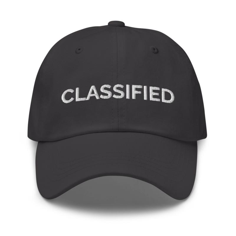 Classified Hat - Dark Grey