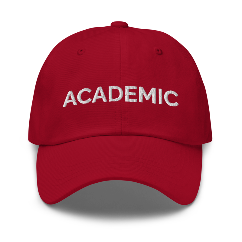 Academic Hat - Cranberry