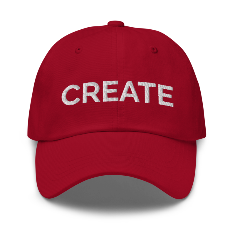 Create Hat - Cranberry