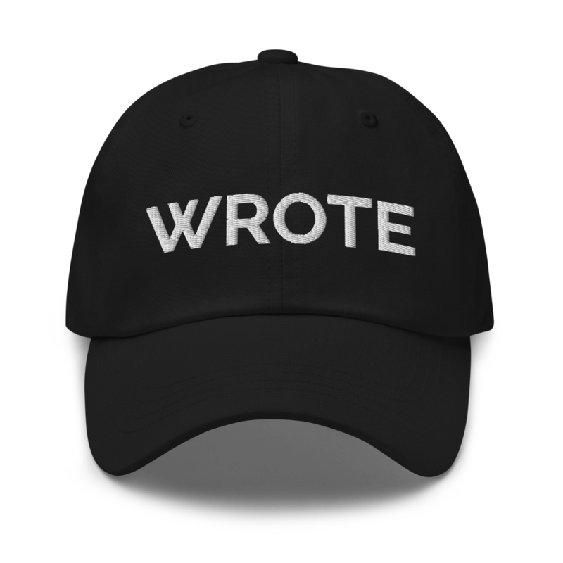 Wrote Hat - Black