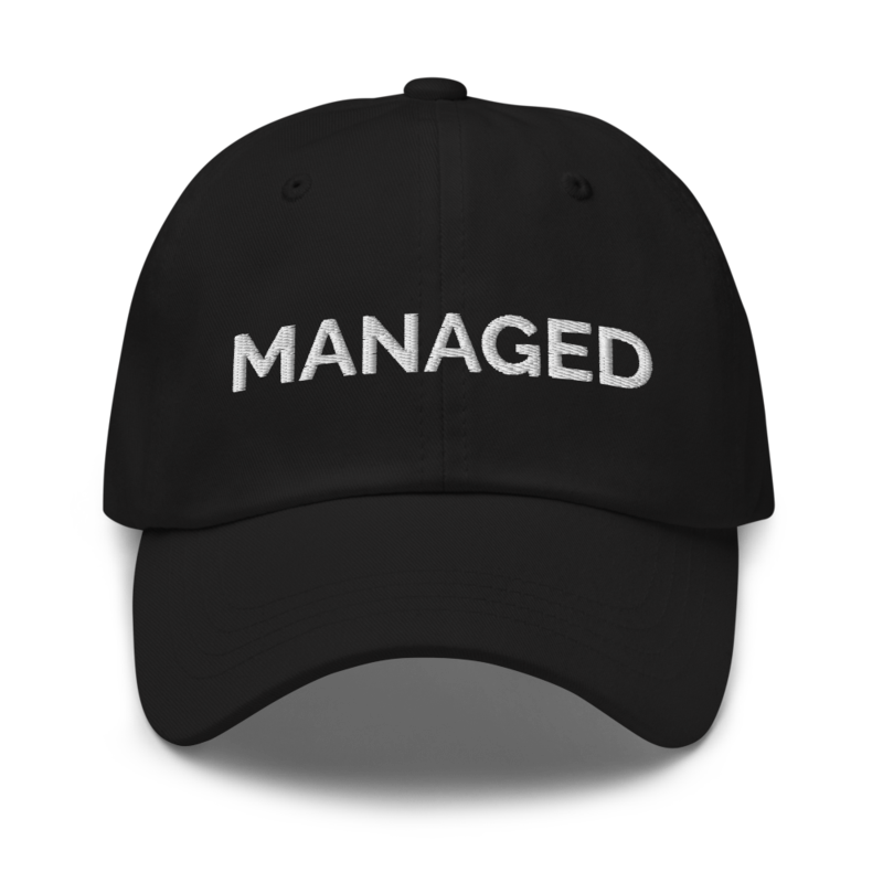Managed Hat - Black