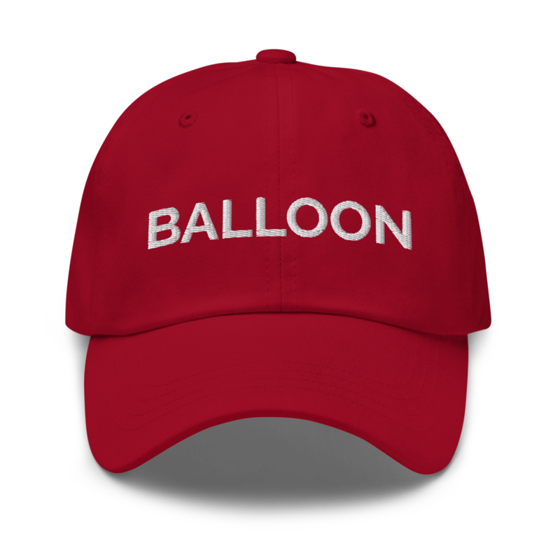Balloon Hat - Cranberry