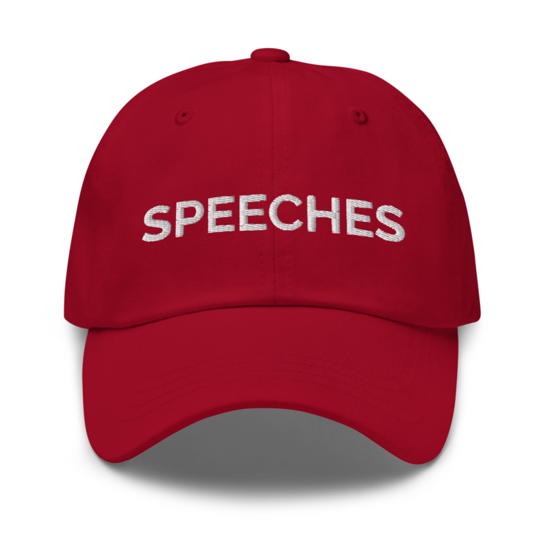 Speeches Hat - Cranberry