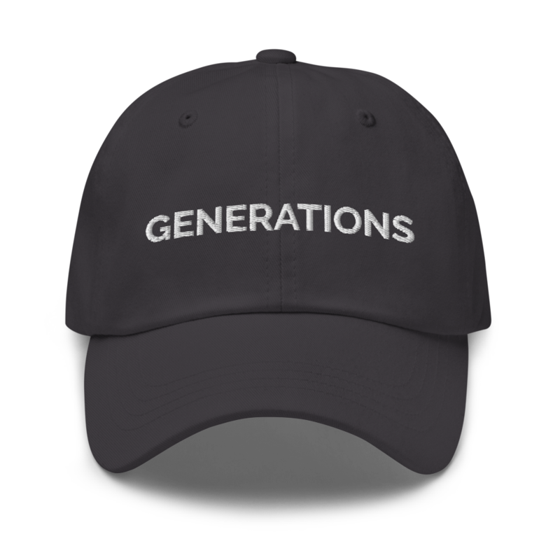 Generations Hat - Dark Grey