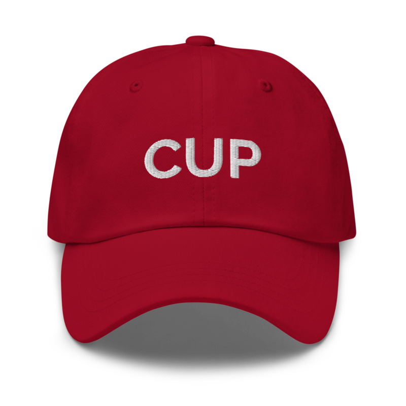 Cup Hat - Cranberry