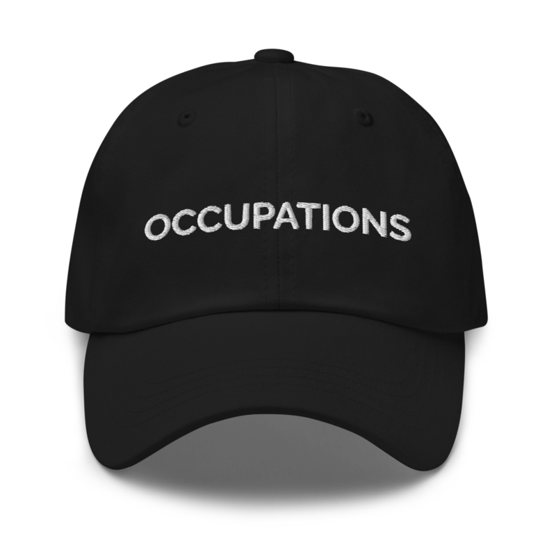 Occupations Hat - Black