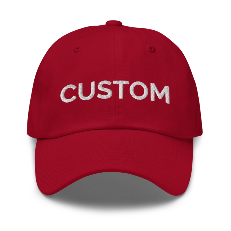 Custom Hat - Cranberry