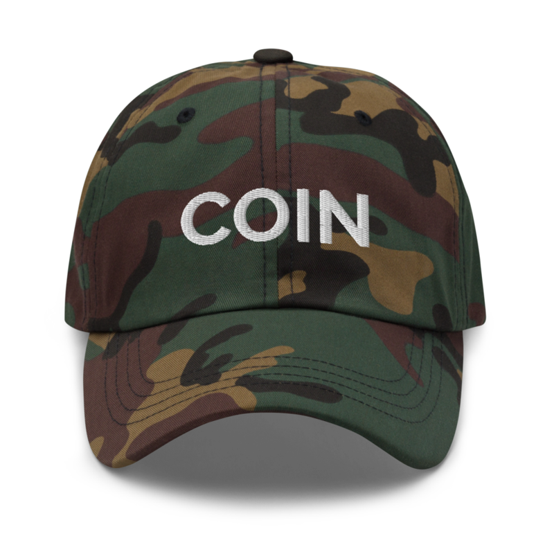 Coin Hat - Green Camo