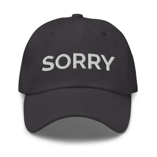 Sorry Hat - Dark Grey