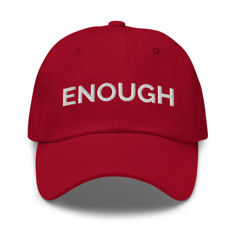 Enough Hat - Cranberry