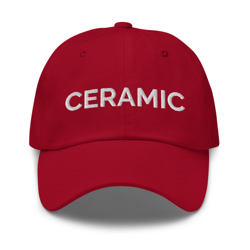 Ceramic Hat - Cranberry