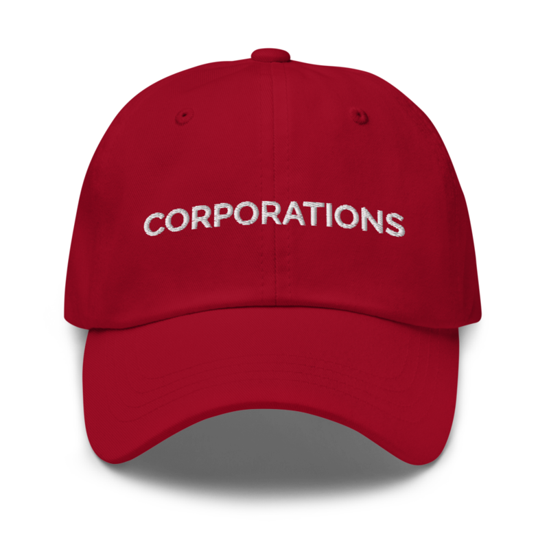 Corporations Hat - Cranberry