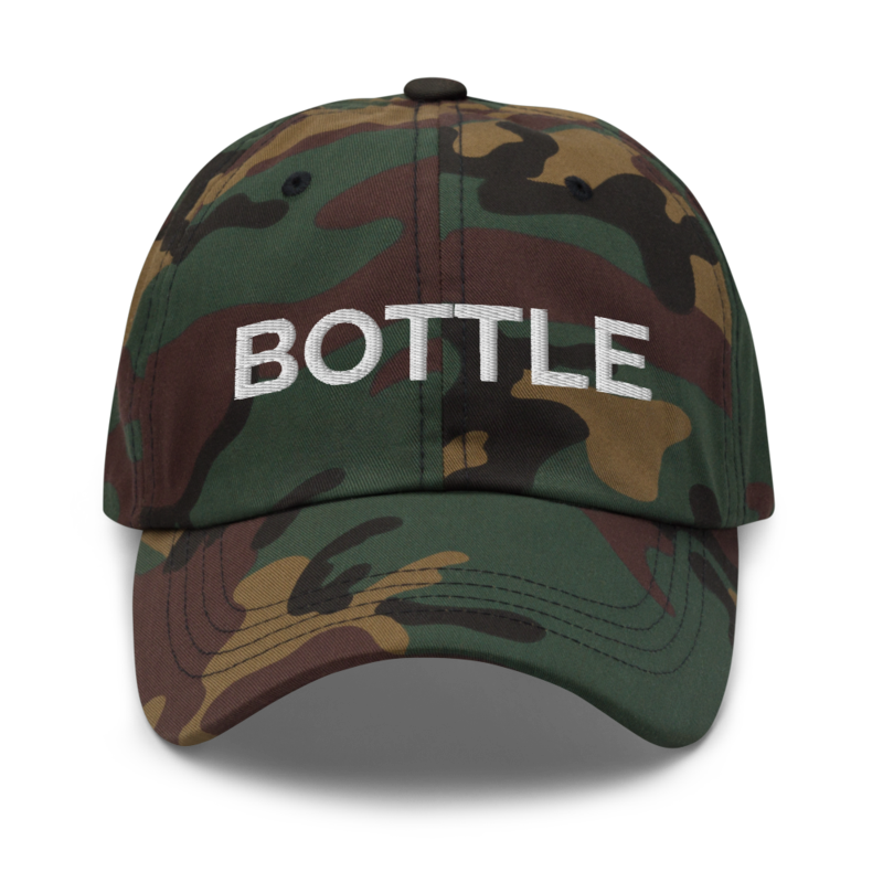Bottle Hat - Green Camo