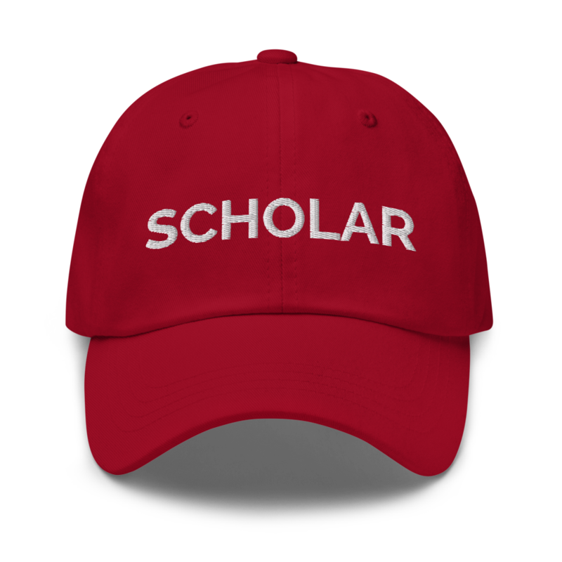 Scholar Hat - Cranberry