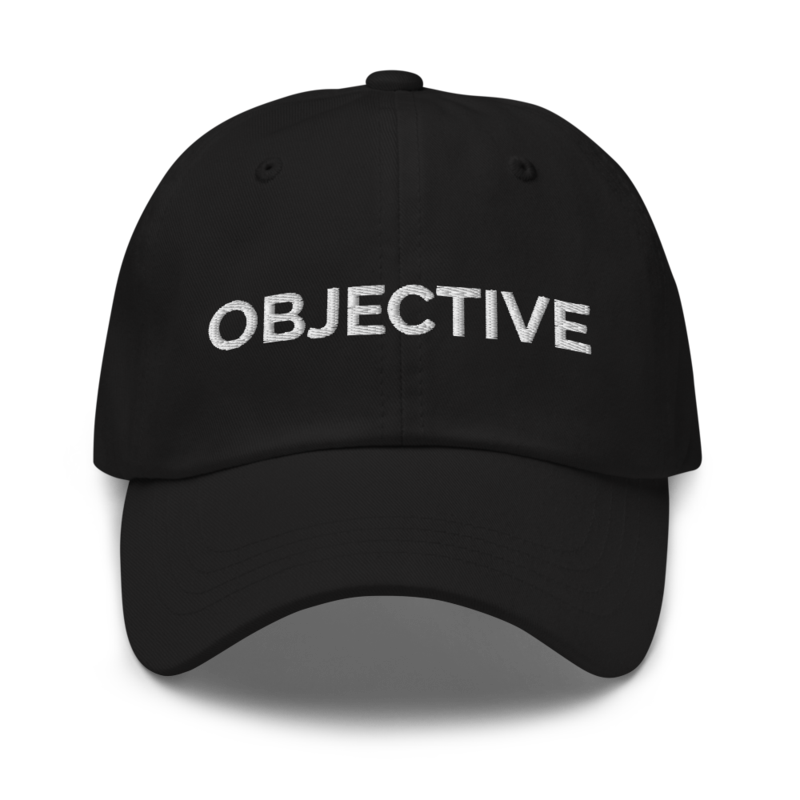 Objective Hat - Black