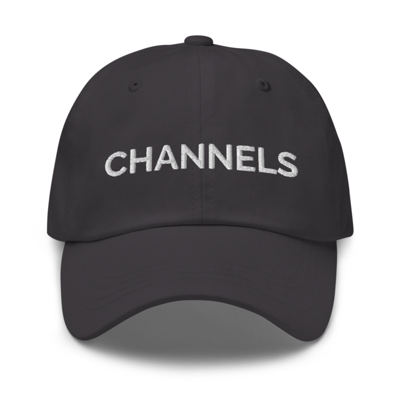 Channels Hat - Dark Grey