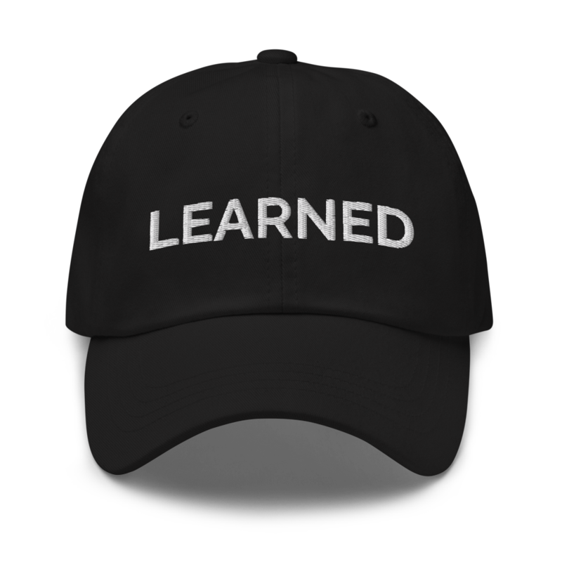 Learned Hat - Black