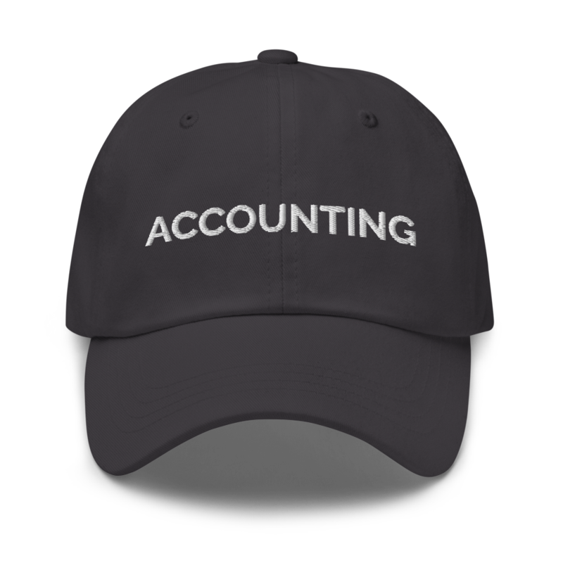 Accounting Hat - Dark Grey