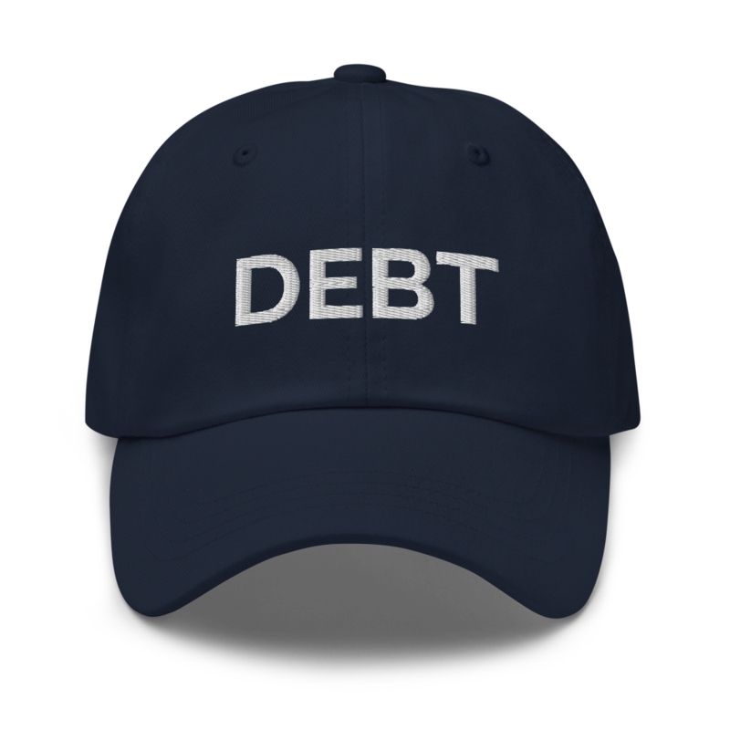 Debt Hat - Navy