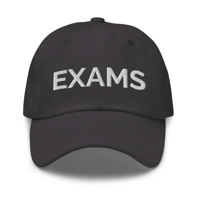 Exams Hat - Dark Grey
