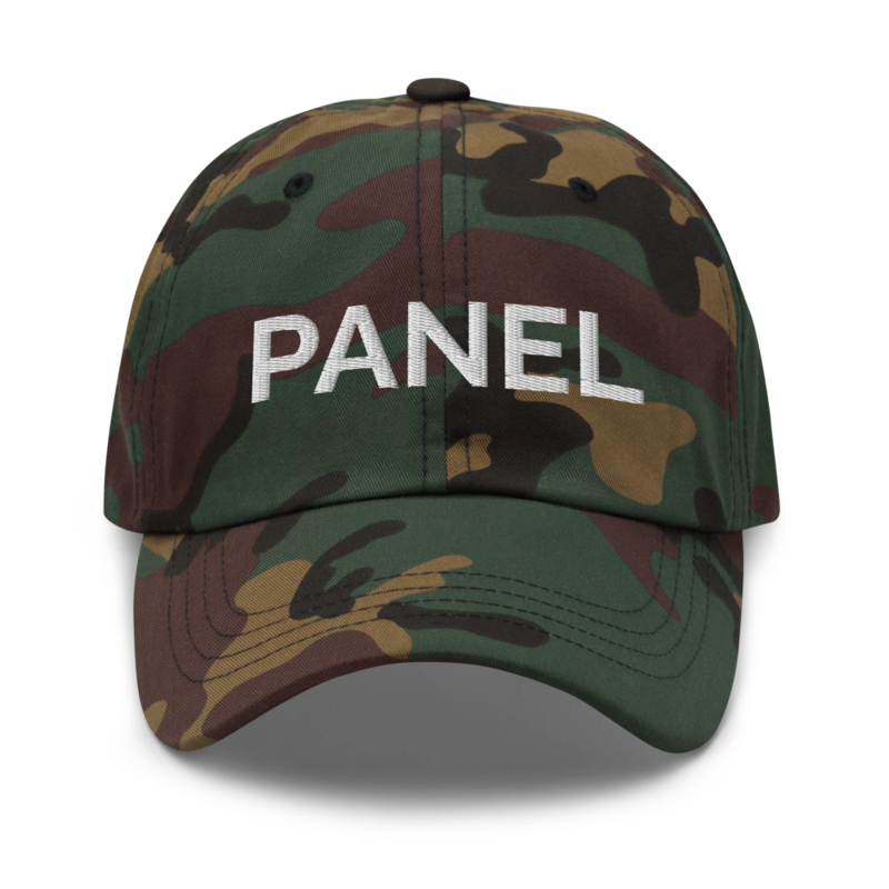 Panel Hat - Green Camo