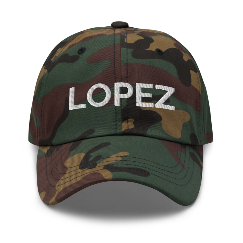 Lopez Hat - Green Camo