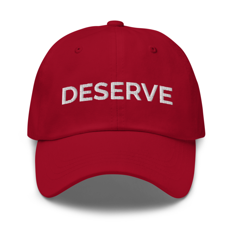 Deserve Hat - Cranberry