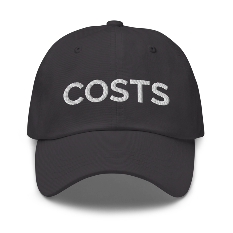 Costs Hat - Dark Grey