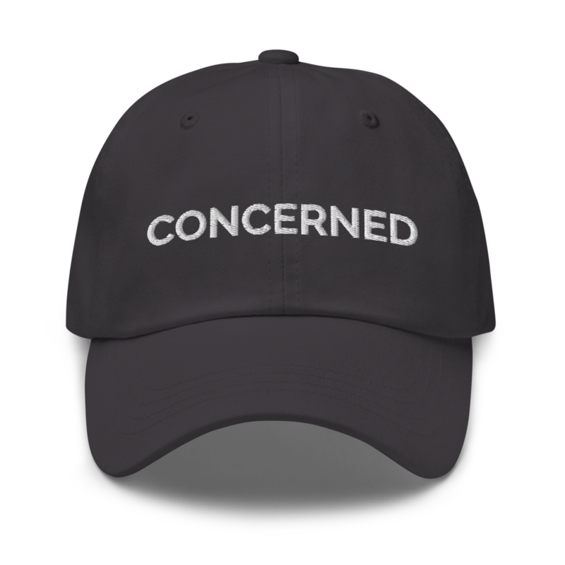 Concerned Hat - Dark Grey