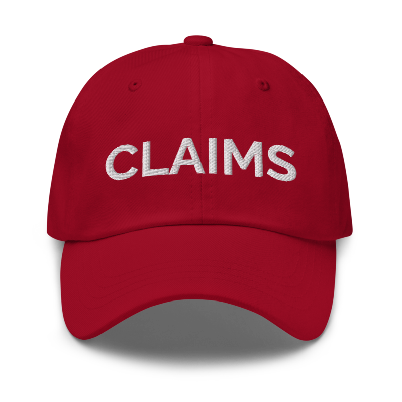 Claims Hat - Cranberry