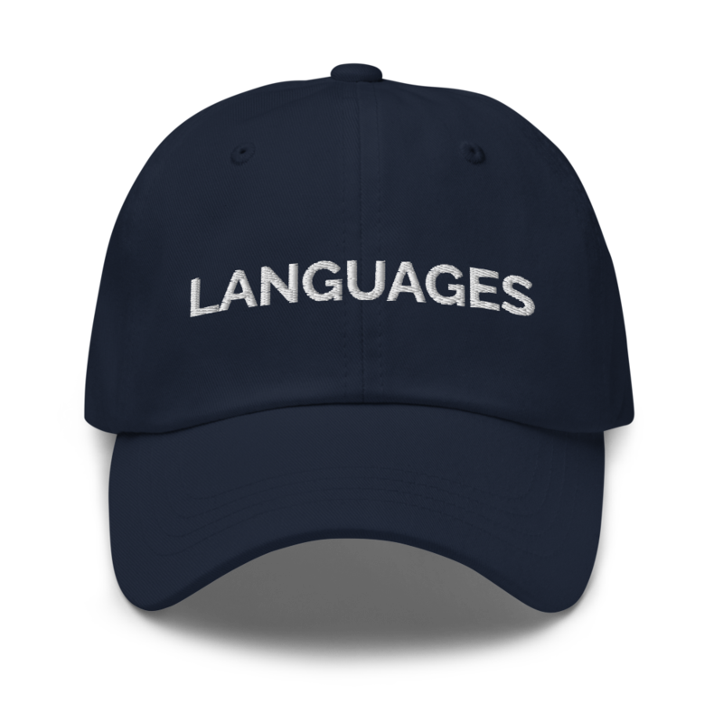 Languages Hat - Navy