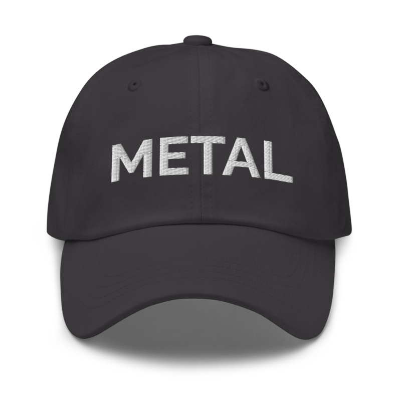 Metal Hat - Dark Grey