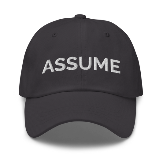 Assume Hat - Dark Grey