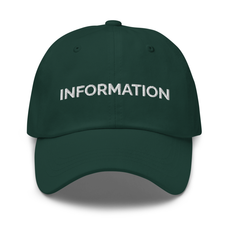 Information Hat - Spruce