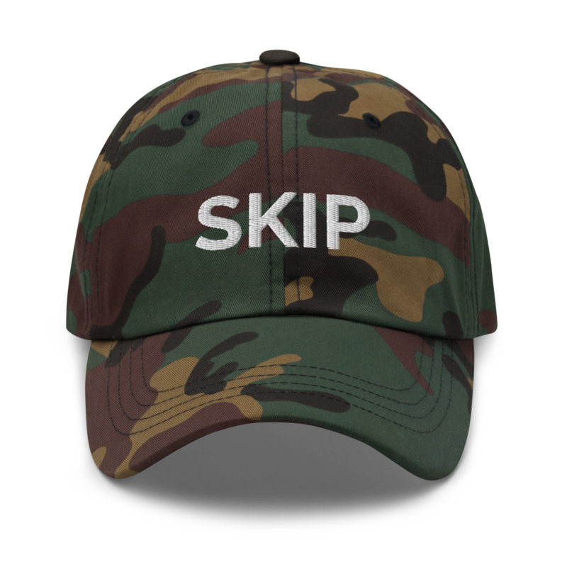 Skip Hat - Green Camo