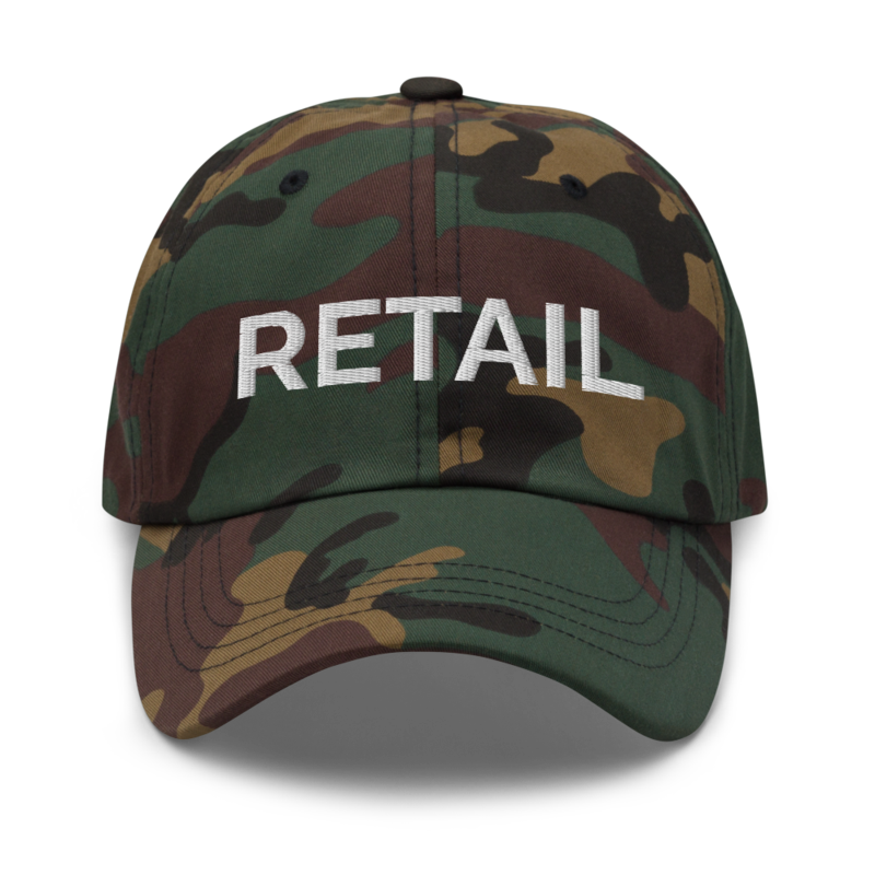 Retail Hat - Green Camo