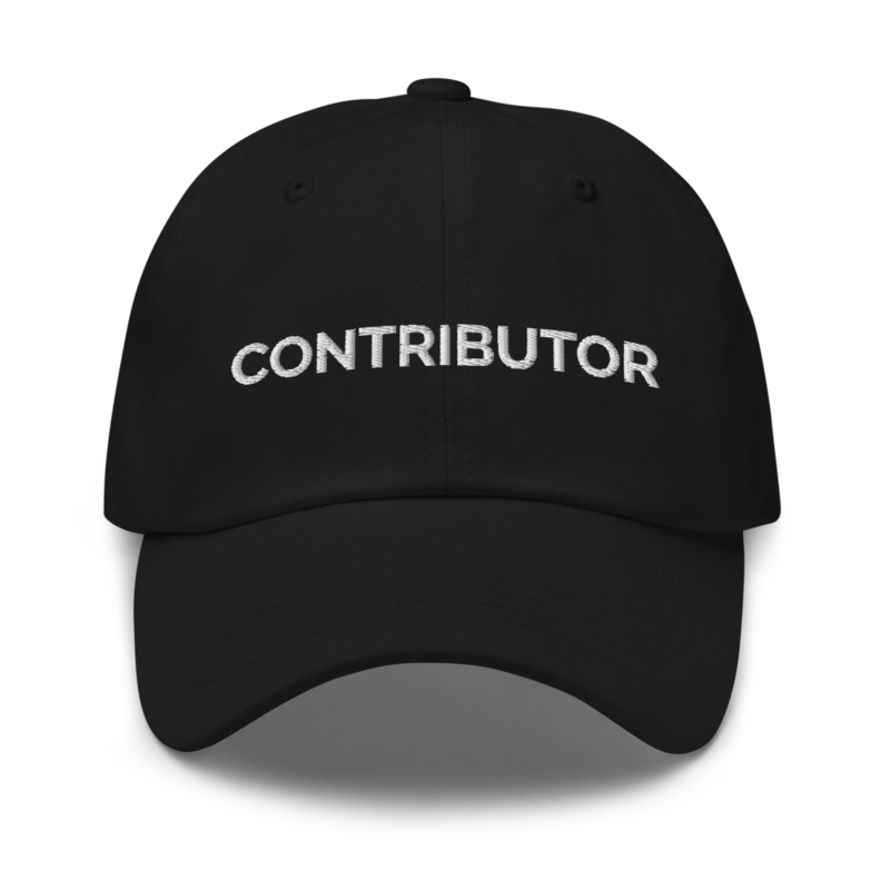 Contributor Hat - Black