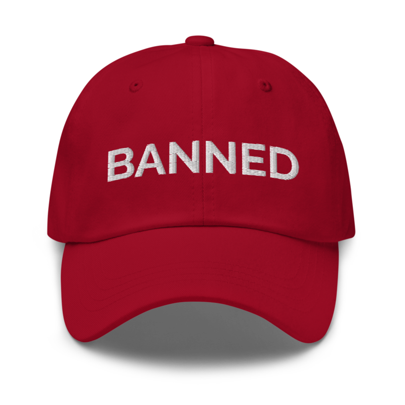 Banned Hat - Cranberry