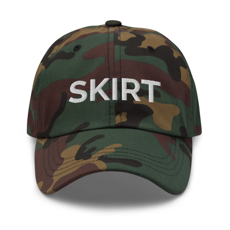 Skirt Hat - Green Camo