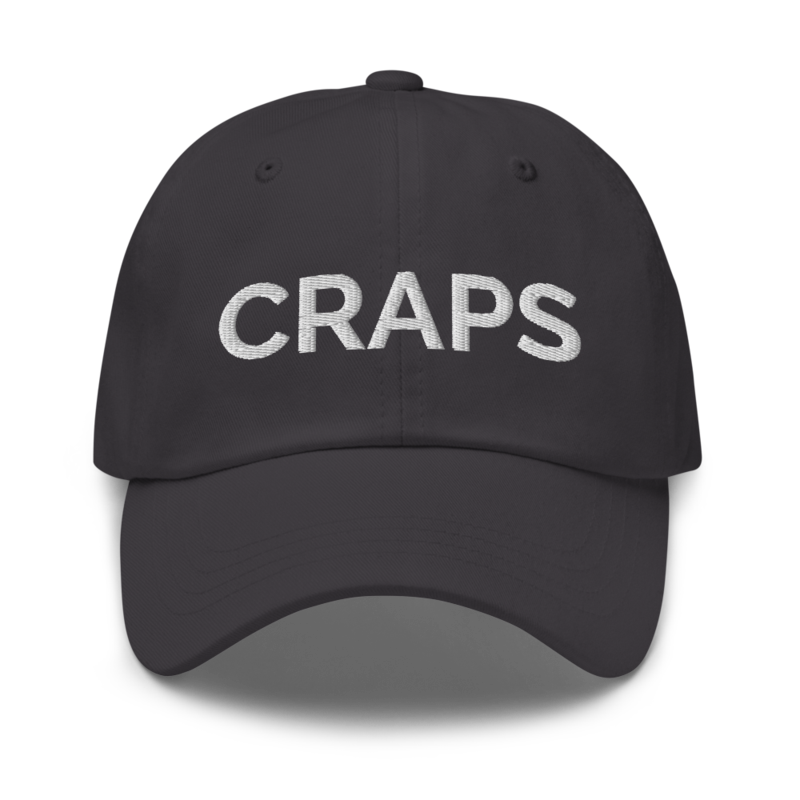 Craps Hat - Dark Grey