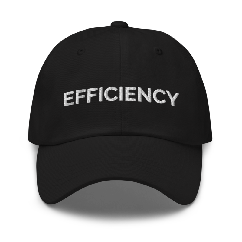 Efficiency Hat - Black
