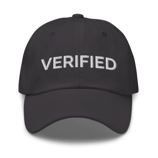 Verified Hat - Dark Grey