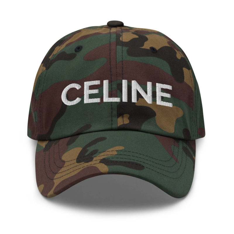 Celine Hat - Green Camo