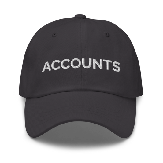 Accounts Hat - Dark Grey