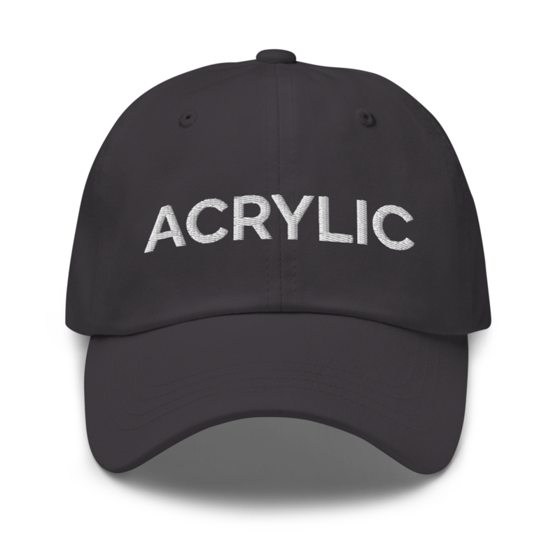 Acrylic Hat - Dark Grey