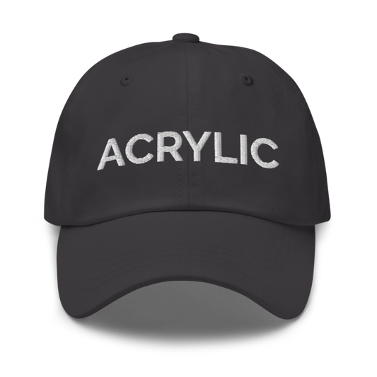 Acrylic Hat - Dark Grey
