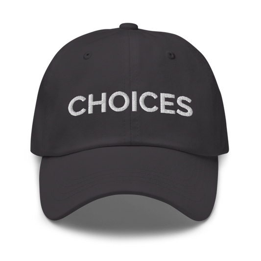 Choices Hat - Dark Grey