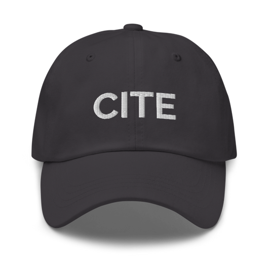 Cite Hat - Dark Grey