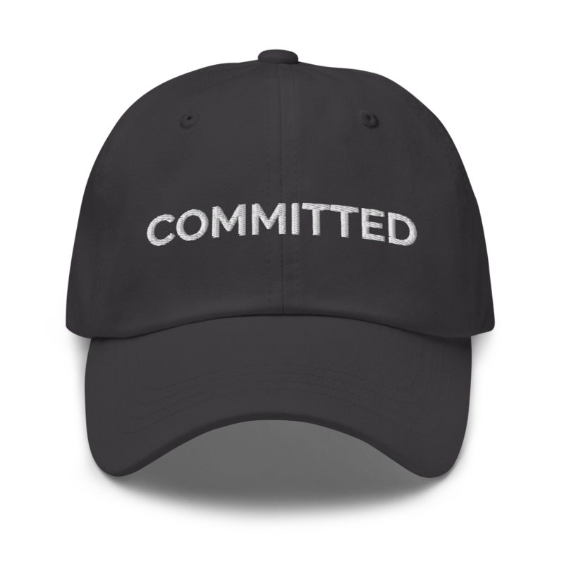 Committed Hat - Dark Grey